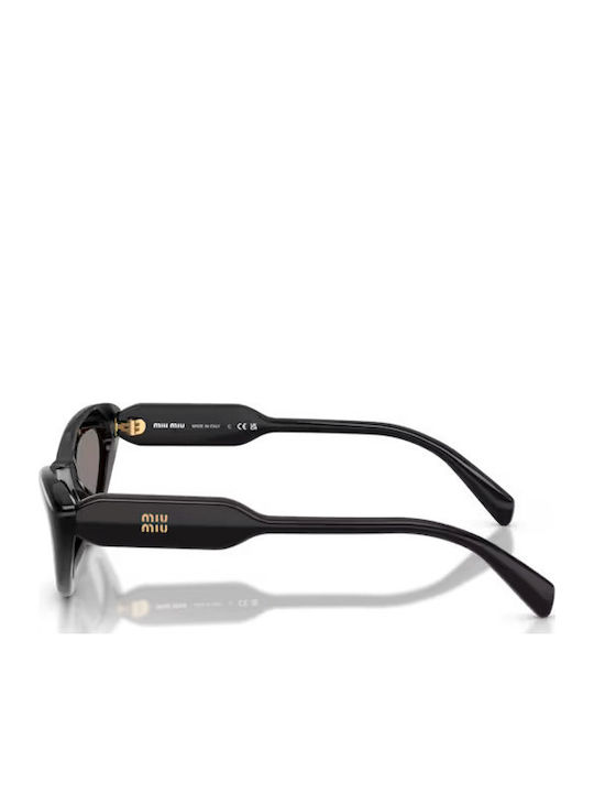 Unisex Sonnenbrillen mit Schwarzem Horn umrandetem Rahmen und schwarzen Gläsern