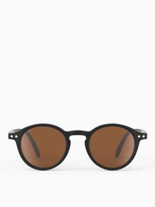 Izipizi #d Οβάλ Παιδικά Γυαλιά Ηλίου με Polarized Φακό Μαύρα για 3-5 Ετών
