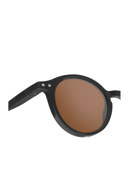 Izipizi #d Οβάλ Παιδικά Γυαλιά Ηλίου με Polarized Φακό Μαύρα για 3-5 Ετών