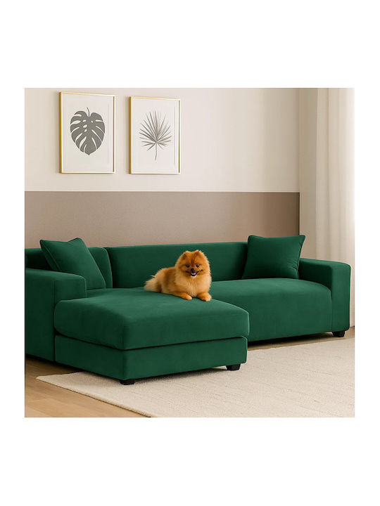 Husă Elastică Impermeabilă Pentru Canapea Cu Două Locuri Verde Închis 185 cm
