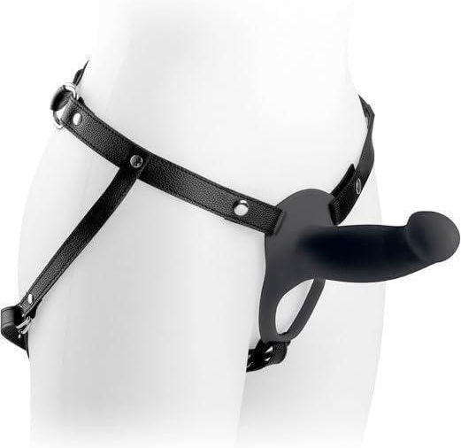 Virgite Harnașament cu Dildo în Culoare Negru