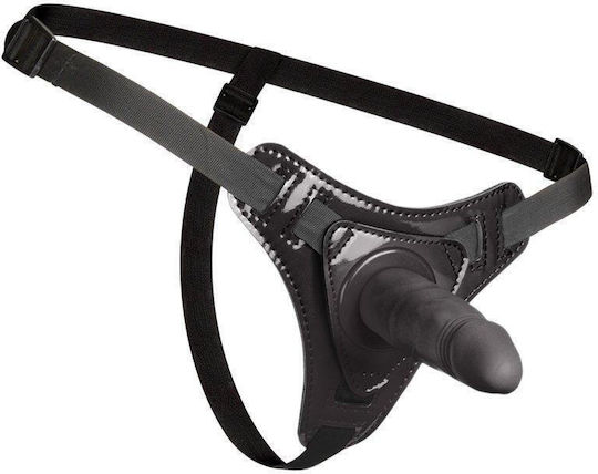 Shots Ouch Strap-On With Adjustable Straps Gurtzeug mit Dildo in Farbe Black