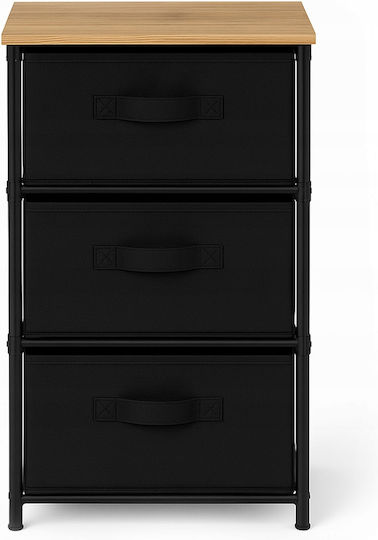 Storage Drawers with 3 Drawers L40xW30xH68cm