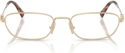 Miu Miu Brillengestelle mit Rezept Farbe Gold