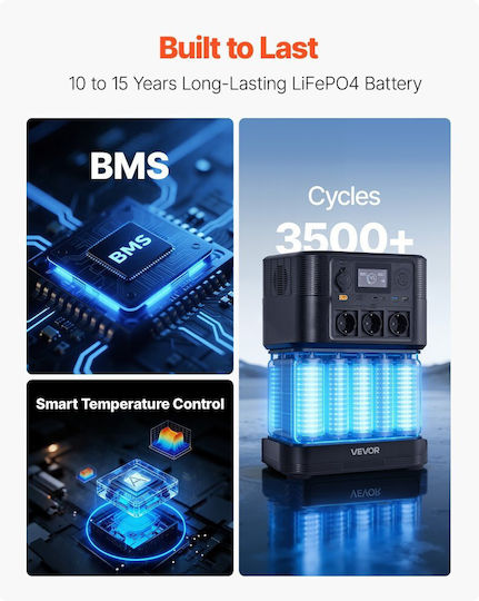 Vevor Vevor Autonome Photovoltaiksysteme mit USB-Ladegerät DXCNDYTJ12004XZMT001V2