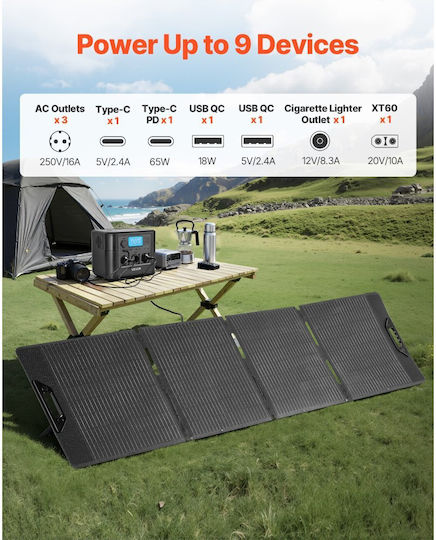 Vevor Vevor Autonome Photovoltaiksysteme mit USB-Ladegerät DXCNDYTJ12004XZMT001V2