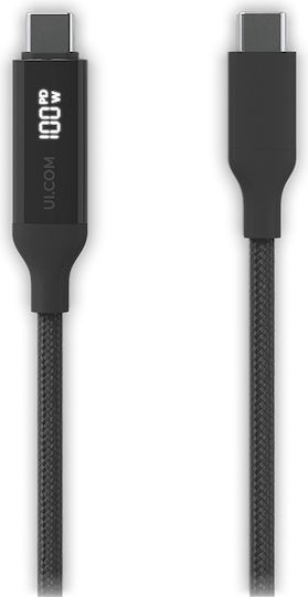 Ubiquiti USB 2.0 Kabel USB-C männlich - USB-C 1m UACC-Cable-USB-100W-1M-Schwarz