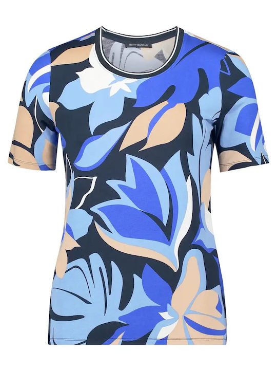 Γυναικεία Μπλούζα Κοντομάνικη Floral Multicolor