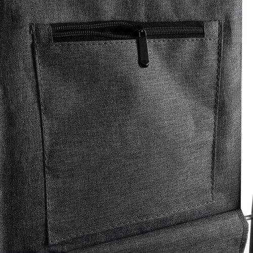 Căruț de Piață Textil Pliabil Gri 40l