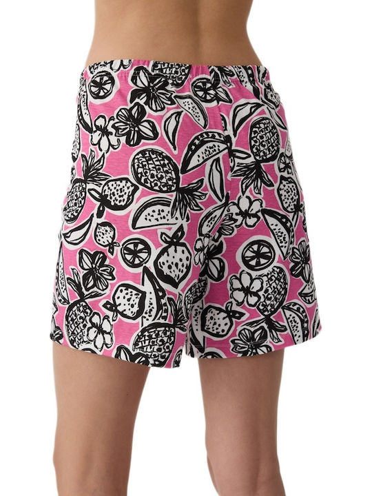 Minerva Summer Women's Pyjama Shorts Fuchsia