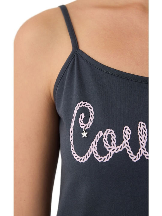 Minerva Summer Cotton Women's Gray Nightgown