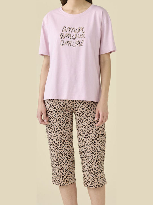 Noidinotte Summer Women's Pyjama Set Pink