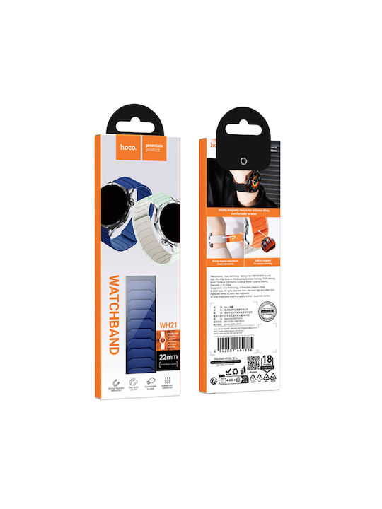 Hoco Wh21 Flexibles Silikon Magnetisches Tragbare Band Samsung Huawei Xiaomi Vivo Oppo Universell Blau