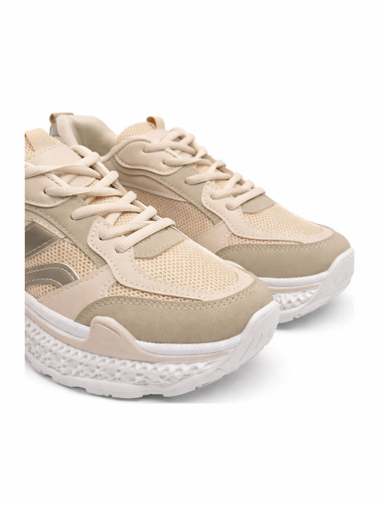 Women's Chunky Sneakers Beige