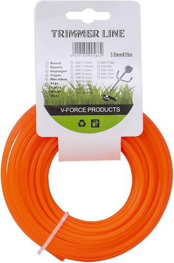 98614 Brush Cutter Trimmer Line Length 15m And Thickness 3mm