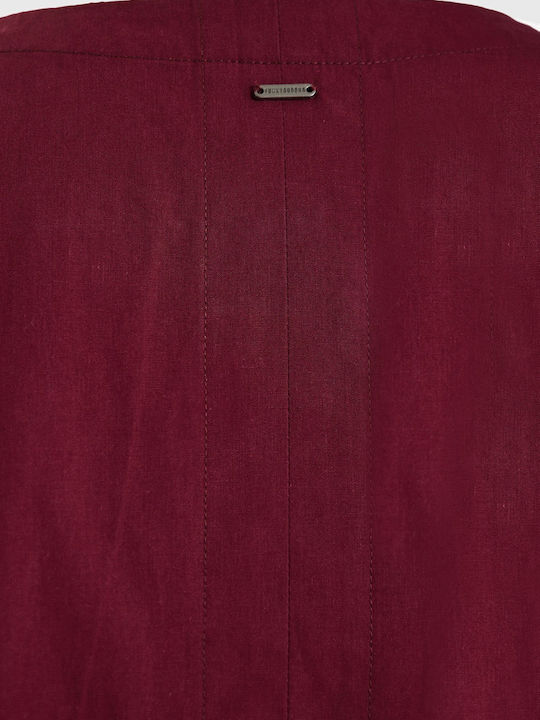 Summer Maxi Dress Burgundy