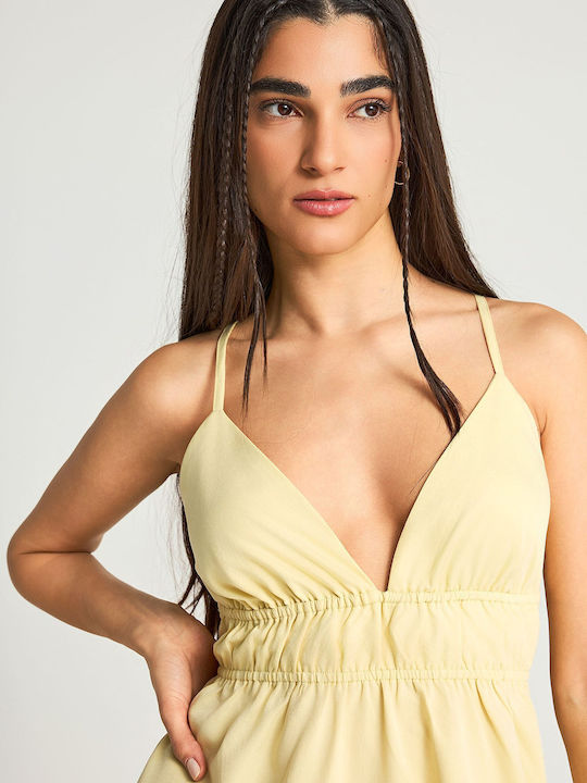Summer Maxi Dress Yellow