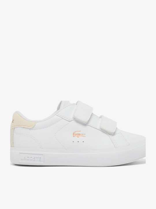 Lacoste Παιδικά Sneakers Λευκά Lacoste Παιδικά Sneakers Λευκά