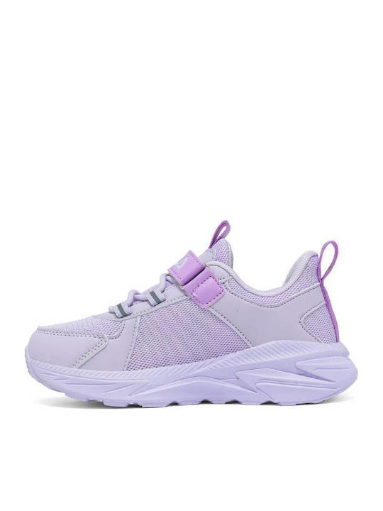 Memory Motion Παιδικά Sneakers Ανατομικά με Σκρατς Μωβ