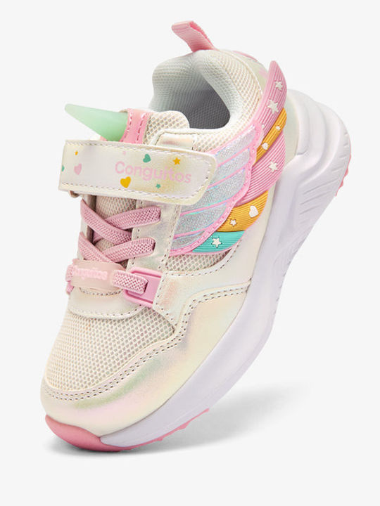 Παιδικά Sneakers με Φωτάκια Λευκά