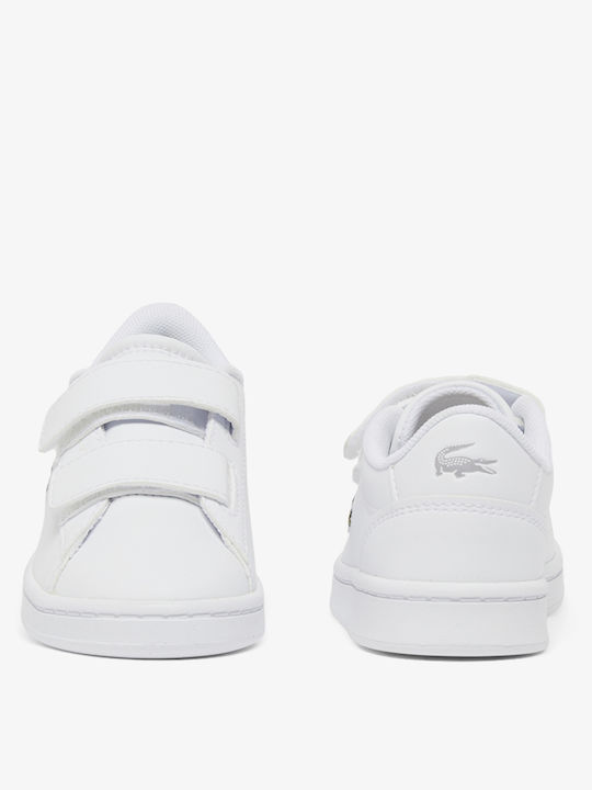 Carnaby Kids Sneakers with Hoop & Loop Closure White