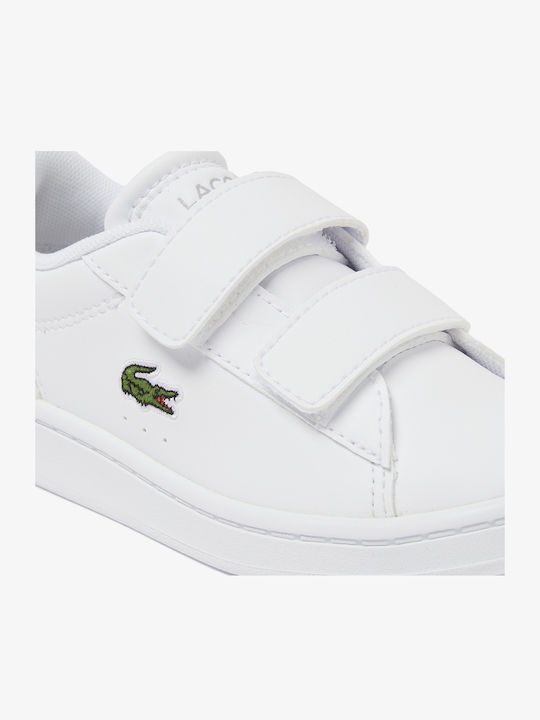 Carnaby Kids Sneakers with Hoop & Loop Closure White