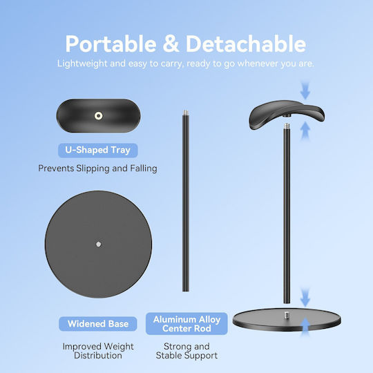 Vention Audio Headphone Stand Premium Abs + Rubber-coated Metal Ksob0