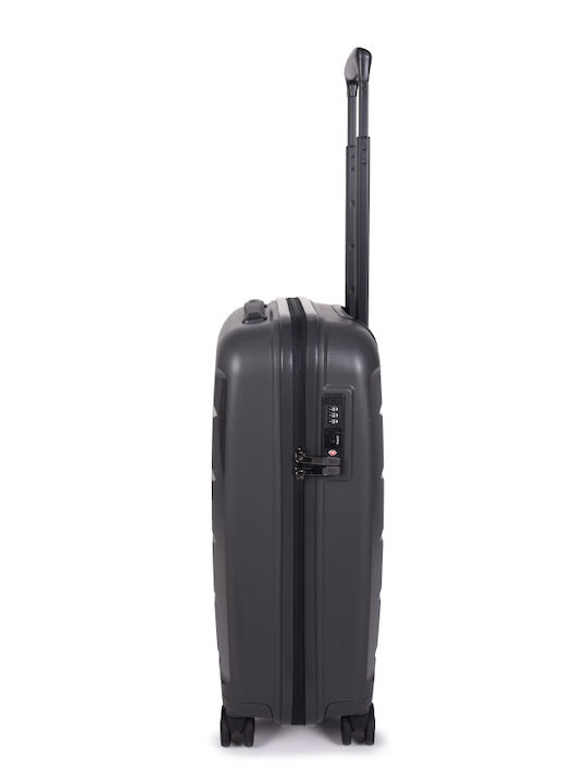 Estil Topmove Moon Куфар За Пътуване Кабинен Твърд Сив С 4 Колела Височина 55см