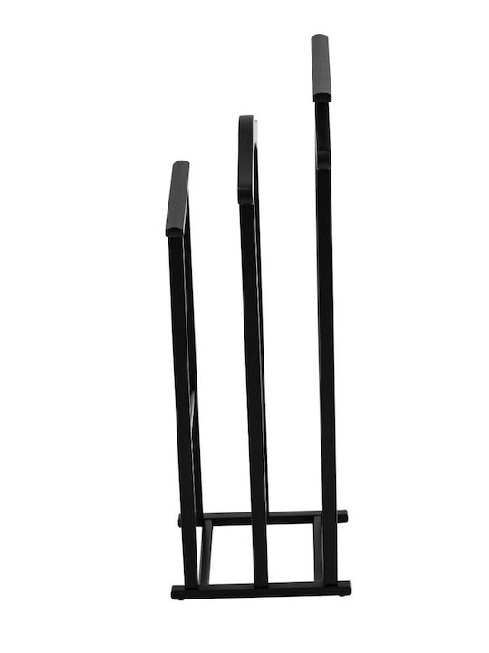 Arredamenti Italia Kleiderständer aus Holz Schwarze 43x102cm
