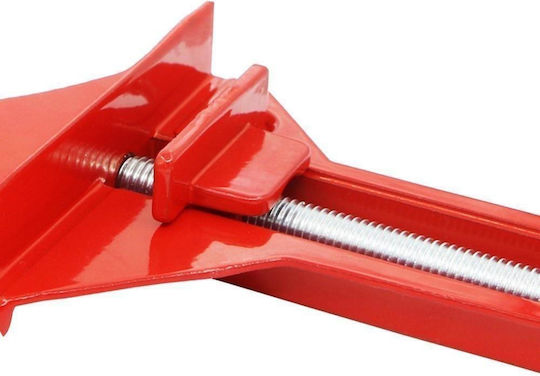 Set 4 Gehrungsklemmen Zola Holz Metall 90-Grad Winkel 75x15 Mm Rote