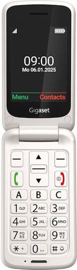 Gigaset GL595 Einzel-SIM Handy mit Großen Tasten Weiß
