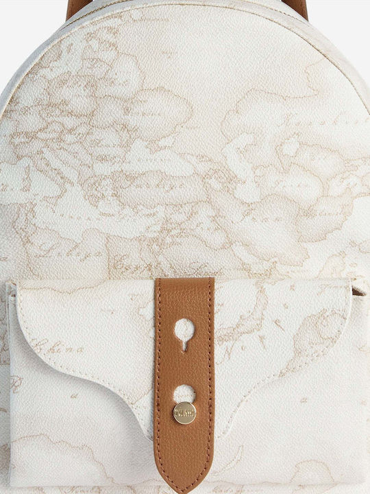Women's White Backpack Bag