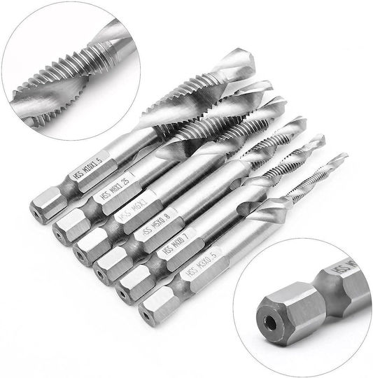 Burghie HSS Cu Cap De Foraj Hexagon Pentru Metal 0.5mm / 0.7mm / 0.8mm / 1.25mm / 1.5mm / 6.35mm