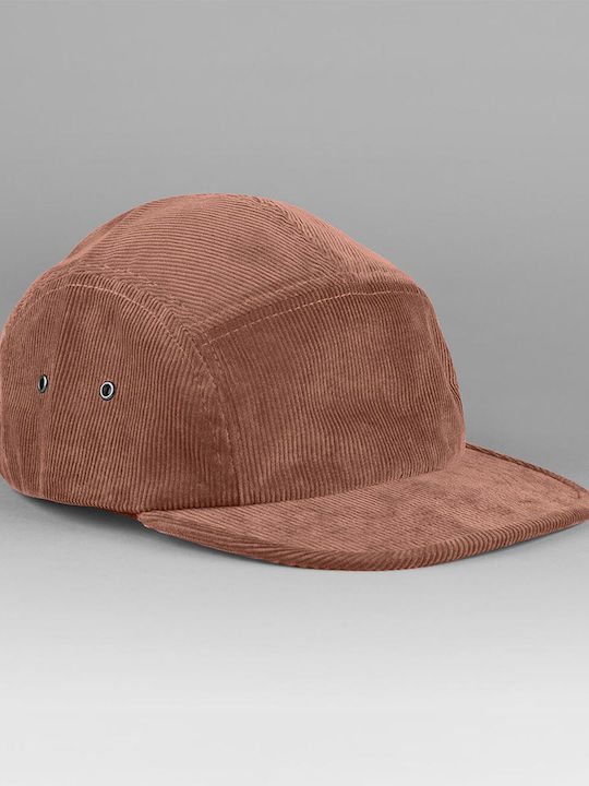 Earthaware Organic Cord Camper Cap Beechfield B679 Redwood