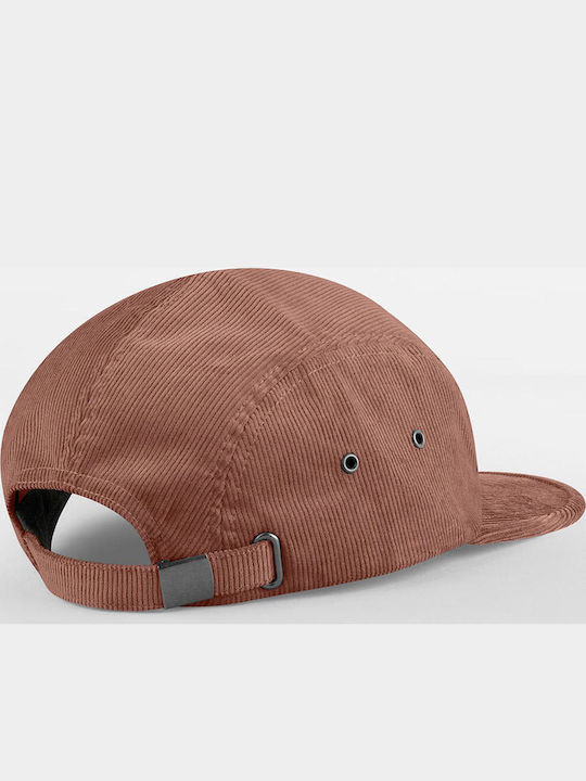 Earthaware Organic Cord Camper Cap Beechfield B679 Redwood
