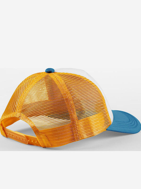 Retro 5 Panel Trucker Beechfield B639 Sunflower Heritage Blue
