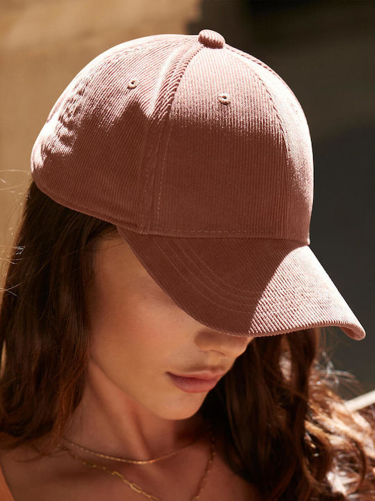 Earthaware Organic Cord Baseball Cap Beechfield B680 Redwood