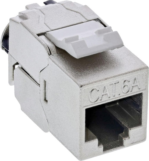 Modul Keystone Rj45 Zola Oțel Inoxidabil Transfer Date Până la 10gb/s 3.8x2.4x1.7 Cm Argintiu