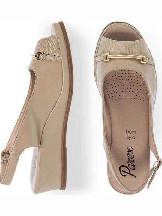 Anatomisch Damenplattformen Beige