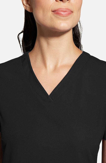 Healing Hands Female Medical Blouse Black