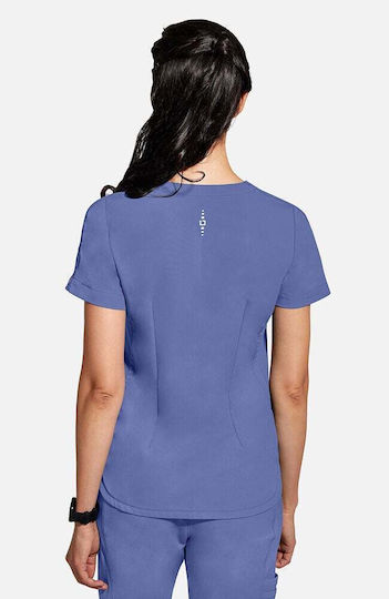 Healing Hands Female Medical Blouse Light Blue