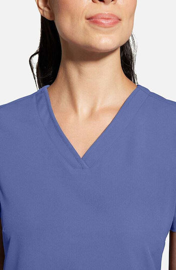 Healing Hands Female Medical Blouse Light Blue