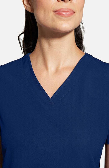 Healing Hands Female Medical Blouse Navy Blue