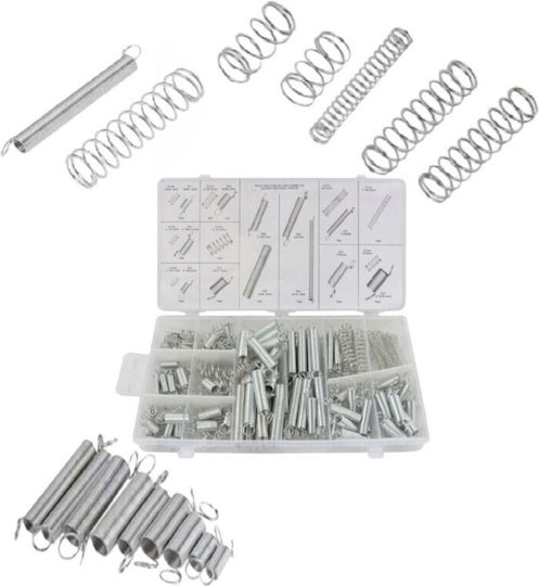 Set 200 Arcuri Universale Extensie Compresie 20 Dimensiuni Diferite Cutie De Depozitare