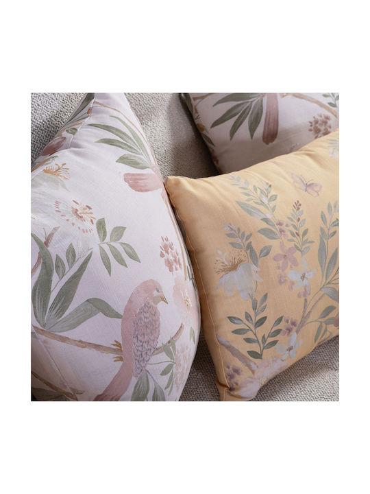 Nef-Nef Homeware Dreamel Sofa Cushion 100% Cotton Yellow 35x55cm