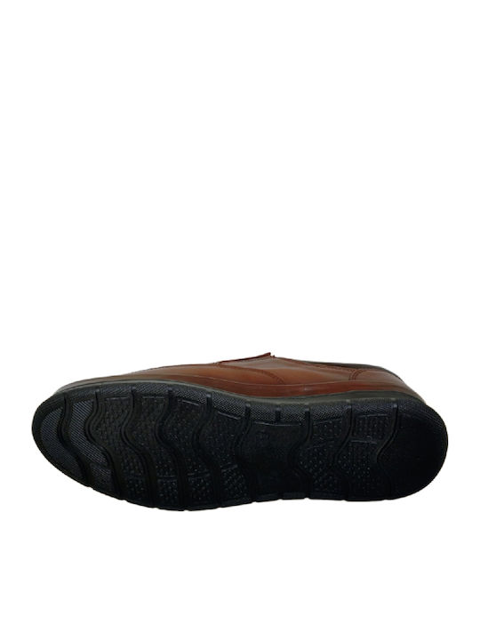 Δερμάτινα Ανδρικά Loafers σε Ταμπά Χρώμα