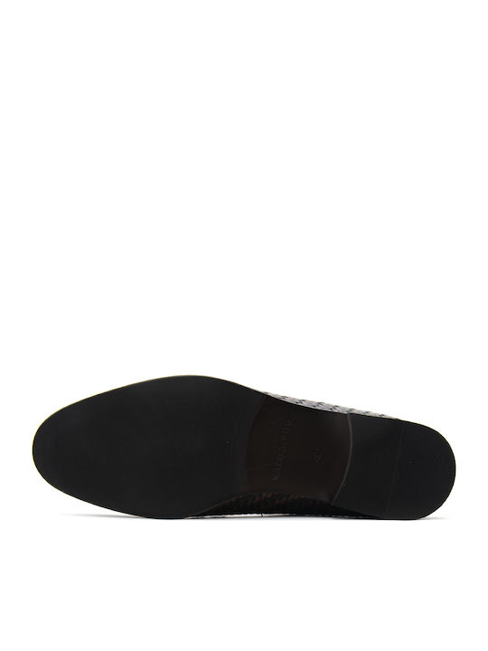 Δερμάτινα Ανδρικά Loafers σε Καφέ Χρώμα