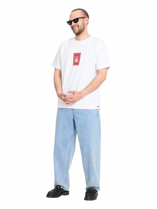 Freazy Men's Jeans Pants with Loose Fit Light Blue