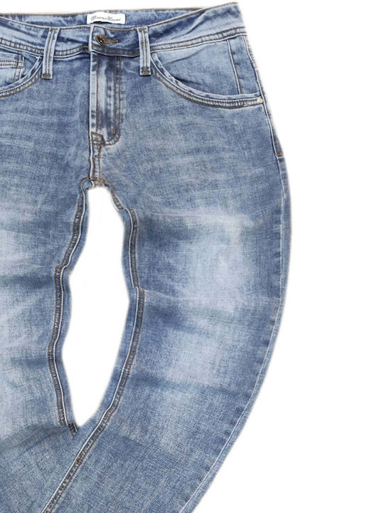 Men's Jeans Pants with Slim Fit Blue