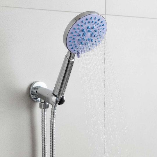 Avizar Multi-jet Shower Head 1.5m Hose Wall Mount Blue